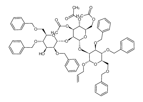 578739-29-4 spectrum, allyl 2,4,6-tri-O-benzyl-α-D-mannopyranosyl-(1->2)-3,4,6-tri-O-acetyl-α-D-mannopyranosyl-(1->2)-3,4,6-tri-O-benzyl-α-D-mannopyranoside