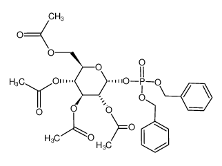 147072-59-1 Acetic acid (2R,3R,4S,5R,6R)-4,5-diacetoxy-6-acetoxymethyl-2-(bis-benzyloxy-phosphoryloxy)-tetrahydro-pyran-3-yl ester