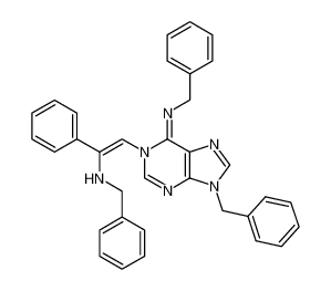 100843-80-9 spectrum, 9-Benzyl-1-((Z)-2-benzylamino-2-phenyl-vinyl)-6-[(E)-benzylimino]-6,9-dihydro-1H-purine