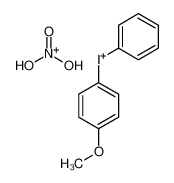 dihydroxy(oxo)azanium,(4-methoxyphenyl)-phenyliodanium 4072-43-9