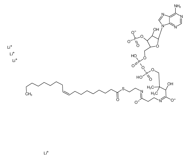 188824-37-5 structure, C39H64Li4N7O17P3S