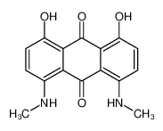 1,8-dihydroxy-4,5-bis(methylamino)anthracene-9,10-dione 56524-76-6