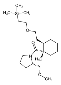 134389-52-9 (1S,2S,2'S)-2-(2((trimethylsilyl)ethoxy)ethyl)-1-methyl-1-((2'-(methoxymethyl)pyrrolidinyl)carbonyl)cyclohexane