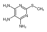 2-甲硫基嘧啶-4,5,6-三胺