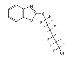 132786-32-4 2-((6-chloro-1,1,2,2,3,3,4,4,5,5,6,6-dodecafluorohexyl)thio)benzo[d]oxazole