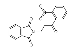 86439-42-1 N-[3-(2-nitro-phenyl)-3-oxo-propyl]-phthalimide