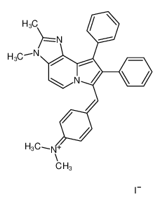 123202-72-2 structure, C32H29IN4