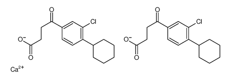 Calcium bis[4-(3-chloro-4-cyclohexylphenyl)-4-oxobutanoate] 32808-53-0