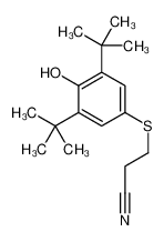 55109-88-1 3-(3,5-ditert-butyl-4-hydroxyphenyl)sulfanylpropanenitrile