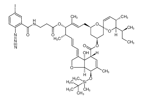 261911-94-8 structure, C50H69IN4O10Si