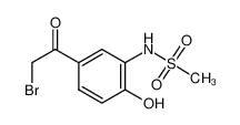 N-[5-(2-bromoacetyl)-2-hydroxyphenyl]methanesulfonamide 14347-24-1