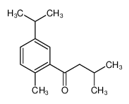 64298-32-4 3-methyl-1-(2-methyl-5-propan-2-ylphenyl)butan-1-one