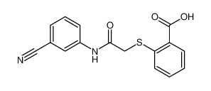 Benzoic acid, 2-[[2-[(3-cyanophenyl)amino]-2-oxoethyl]thio]- 850020-92-7