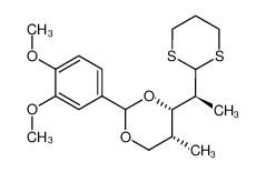 329359-33-3 spectrum, (4S,5R)-2-(3,4-Dimethoxy-phenyl)-4-((S)-1-[1,3]dithian-2-yl-ethyl)-5-methyl-[1,3]dioxane