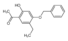 1-(4-(benzyloxy)-5-ethyl-2-hydroxyphenyl)ethan-1-one 101594-92-7