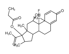 9-氟-11beta,17-二羟基-16beta-甲基孕甾-1,4-二烯-3,20-二酮 17-丙酸酯