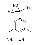 2-氨基甲基-4-叔丁基-6-碘苯酚