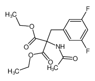 266360-46-7 spectrum, diethyl 2-acetamido-2-(3,5-difluorobenzyl)malonate