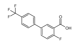 2-fluoro-5-[4-(trifluoromethyl)phenyl]benzoic acid 1179671-81-8