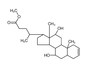 (5beta,7alpha,12alpha)-7,12-二羟基胆-2-烯-24-酸甲酯