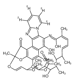 11-Desmethyl Rifaximin-d4 1316302-12-1