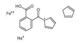 sodium,cyclopenta-1,3-diene,2-(cyclopenta-2,4-diene-1-carbonyl)benzoic acid,iron(2+) 35502-75-1