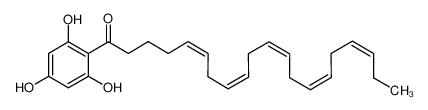 79553-90-5 spectrum, 2-(1'-oxo-dodeca-5',8',11',14',17'(all Z)-pentaenyl)-1,3,5-trihydroxybenzene