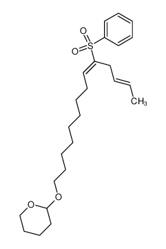 112464-05-8 10-benzenesulfonyl 1-(tetrahydro-2H-pyran-2-yl)oxy 9,12-tetradecadiene