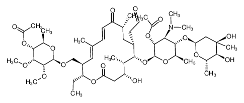 86031-95-0 spectrum, 2',4'''-di-O-acetyltylosin