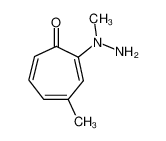 72271-63-7 spectrum, 4-methyl-2-(1-methylhydrazinyl)cyclohepta-2,4,6-trien-1-one