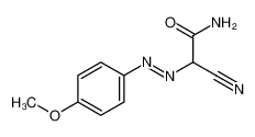 2-cyano-2-[(4-methoxyphenyl)diazenyl]acetamide 5466-18-2