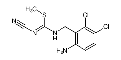 200571-09-1 spectrum, S-methyl-N-cyano-N'-(2-amino-5,6-dichlorobenzyl)isothiourea