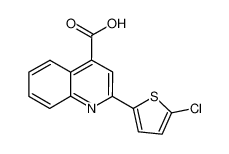 2-(5-氯噻吩-2-基)喹啉-4-羧酸