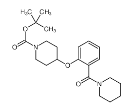 tert-butyl 4-[2-(piperidine-1-carbonyl)phenoxy]piperidine-1-carboxylate 1146079-98-2