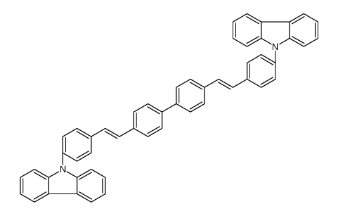 9H-Carbazole, 9,9'-[[1,1'-biphenyl]-4,4'-diylbis(2,1-ethenediyl-4,1-phenylene)]bis- 850594-34-2