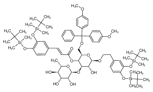 250740-80-8 structure, C74H110O17Si4