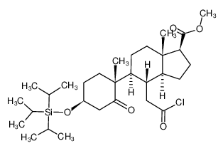 160001-82-1 spectrum, (1S,3aS,4S,5S,7aS)-4-Chlorocarbonylmethyl-7a-methyl-5-((1R,4S)-1-methyl-2-oxo-4-triisopropylsilanyloxy-cyclohexyl)-octahydro-indene-1-carboxylic acid methyl ester