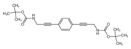 819053-59-3 1,4-bis[3-(tert-butoxycarbonyl)aminoprop-1-ynyl]benzene