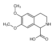 6,7-dimethoxy-1,2,3,4-tetrahydroisoquinoline-1-carboxylic acid 41143-95-7