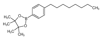 4,4,5,5-tetramethyl-2-(4-octylphenyl)-1,3,2-dioxaborolane 378223-65-5