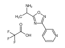 1-(3-Pyridin-3-yl-[1,2,4]oxadiazol-5-yl)-ethylamine trifluoroacetate 876710-85-9