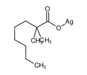 68683-18-1 structure, C10H19AgO2