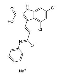 153436-38-5 structure, C18H11Cl2N2NaO3