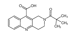 2-(2,2-二甲基丙烷酰基)-1,2,3,4-四氢苯并[b][1,6]萘啶-10-羧酸