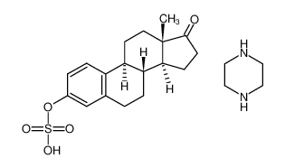 [(8R,9S,13S,14S)-13-methyl-17-oxo-7,8,9,11,12,14,15,16-octahydro-6H-cyclopenta[a]phenanthren-3-yl] hydrogen sulfate,piperazine 7280-37-7