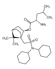 110449-50-8 spectrum, [(1S,2R)-10-(N,N-dicyclohexylaminosulfonyl)born-2-yl] (2R)-2-amino-4-methylvalerate