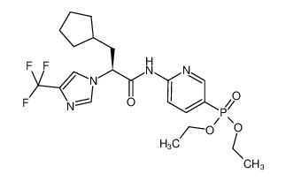 1215197-48-0 structure, C21H28F3N4O4P