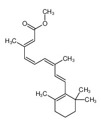 methyl (2E,4E,6Z,8E)-3,7-dimethyl-9-(2,6,6-trimethylcyclohexen-1-yl)nona-2,4,6,8-tetraenoate 58526-50-4