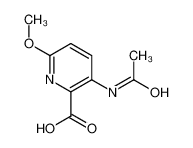 3-Acetamido-6-methoxy-2-pyridinecarboxylic acid 856835-28-4