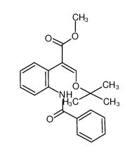 81564-20-7 methyl (E)-2-(2-benzamidophenyl)-3-(tert-butoxy)acrylate